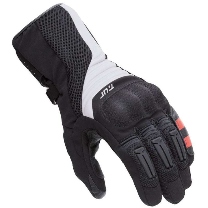 Gants moto T.UR TR-P HYDROSCUD Noir/Gris
