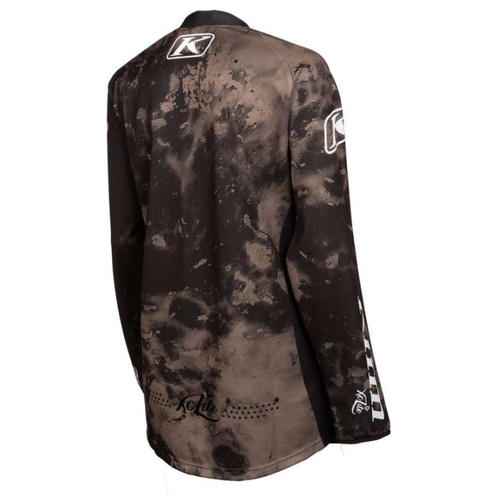 Women's motocross jersey Klim WOMEN'S XC LITE CORROSION WARM GRAY