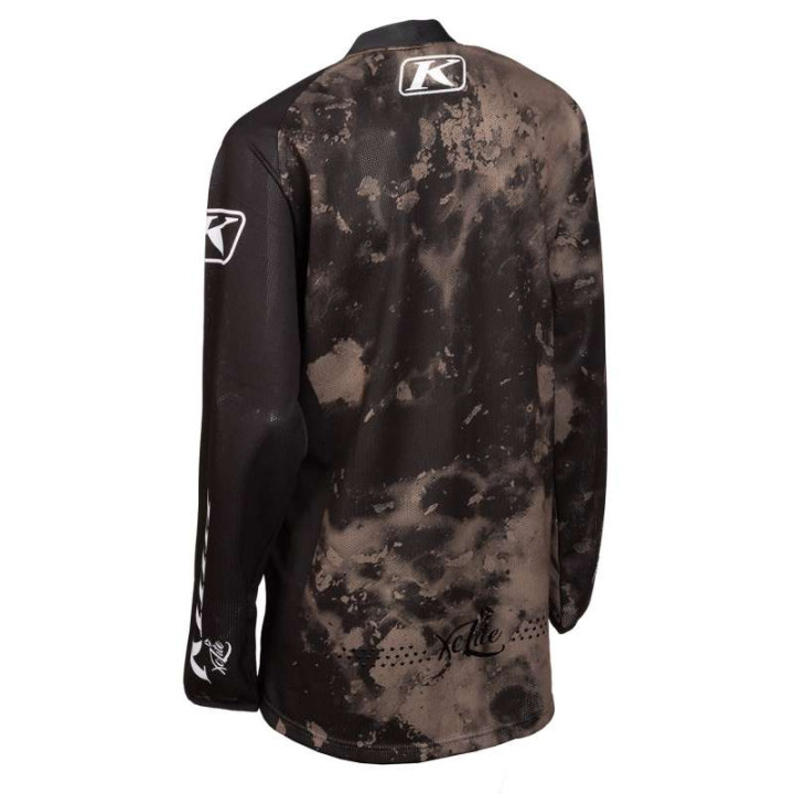 Women's motocross jersey Klim WOMEN'S XC LITE CORROSION WARM GRAY