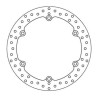 Disque de frein avant Brembo Série Oro 68B407K3 CB/CBR650F