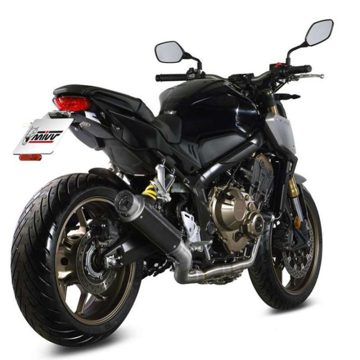 Ligne complète Mivv GP PRO Inox noir (H.072.LXBP) Honda CB650R CBR650R 19-
