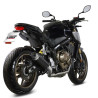 Ligne complète Mivv GP PRO Inox noir (H.072.LXBP) Honda CB650R CBR650R 19-