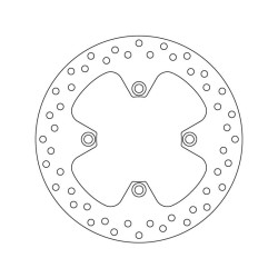 Disque de frein arrière Brembo Série Oro 68B407A4 Triumph SPRINT / TIGER 1050