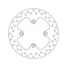 Disque de frein arrière Brembo Série Oro 68B407A4 Triumph SPRINT / TIGER 1050