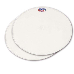 Plaques support numéros UFO universel Oval Blanc x2