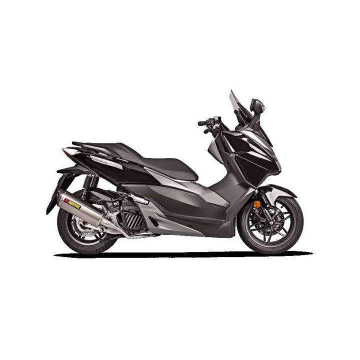 Échappement scooter homologué Akrapovic RACING Inox/Carbone Honda FORZA 17- 20
