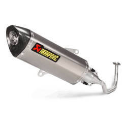 Échappement scooter homologué Akrapovic RACING Inox/Carbone Honda FORZA 17- 20