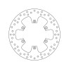 Disque de frein arrière Brembo Série Oro 68B407F0 KTM Adventure 950/990