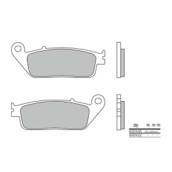 Plaquettes de frein sinter avant BREMBO 07074XS