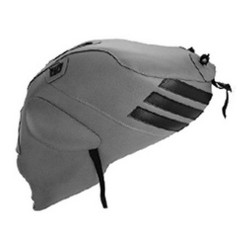 Tapis de réservoir Bagster acier/bandes noires (rsv 1000) (1422H) Aprilia RSVMILLE/RSVMILLE R