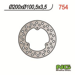 Motorcycle brake disc fixed 260mm (ref. 754)