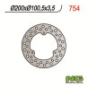 Disque de frein moto NG fixe 260mm (réf. 754)