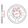 Couronne acier JT 34 dents pas 428 type 802