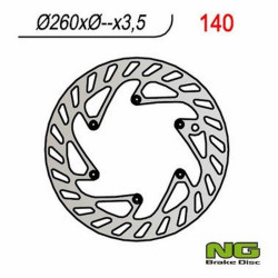 Disque de frein avant NG KTM EXC 125/200/300/400, Husaberg FE 400/501/600