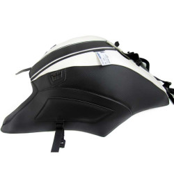 tank mat Bagster carbon/white deco (1608K) for Ducati DIAVEL 1200