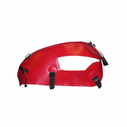 Tapis de réservoir Bagster rouge bande blanche (1568I) Triumph Thruxton 900