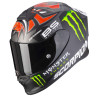 Scorpion EXO-R1 FABIO MONSTER REPLICA MAT Helmet Black/Red