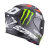 Scorpion EXO-R1 FABIO MONSTER REPLICA MAT Helmet Black/Red