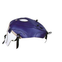 Tapis de réservoir Bagster bleu/blanc/bande or (1225F) Suzuki GSX750 R / GSX1100 R