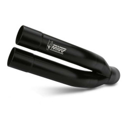 Mivv DOUBLE GUN muffler Inox black (K.052.SDGB) Kawasaki Z900