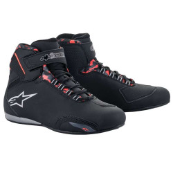 Alpinestars SEKTOR WATERPROOF Sneakers Black/Red Fluo