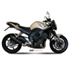 Silencieux Mivv SUONO Inox noir (Y.023.L9)  Yamaha FZ1