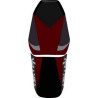 Saddle cover Bagster (2858A) Black/Bordeaux Clair/Letters Argent Honda XL1000V VARADERO 07