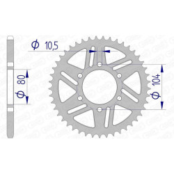 AFAM 48 teeth not 520 type 17606