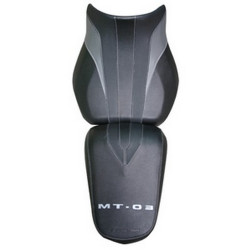 Housse de selle Bagster (2171A) Noir/Noir Mat/Nubuck/Lettres Grises Claires Yamaha MT-03 06-09