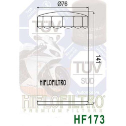 Oil filter Hiflofiltro HF173C 2