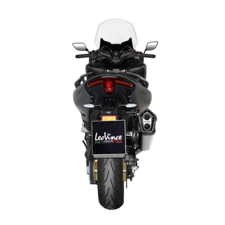 LeoVince LV-12 stainless steel complete line (15305) Yamaha T-Max