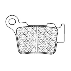 Plaquettes de frein sinter CL BRAKES 1108X59