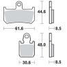 Plaquettes de frein sinter BRAKING  928CM66