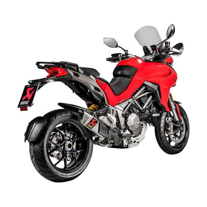 Silencieux homologué Akrapovic Titane Ducati Multistrada 1200 / 1200S 15-17