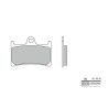 BREMBO carbon ceramic front brake pads 07077CC