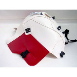 Tapis de réservoir Bagster blanc/rouge (1178E) Yamaha XT600 E/XT600 K