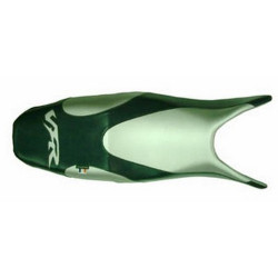 Housse de selle Bagster (2086E) Arctique/Argent/Lettres Argent Honda VFR800 01