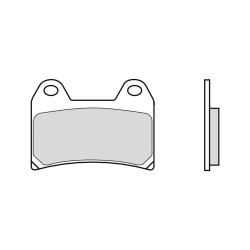 Motor brake pads sinter Brembo 07BB19SR