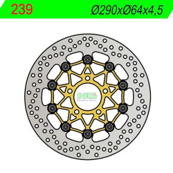Front brake disc NG 239 Suzuki GSX 400/600, BANDIT 400/600, SV650