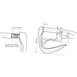 Hand protectors Acerbis DUAL ROAD BMW R NINE T 2