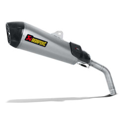 Silencieux homologué Akrapovic Titane/Carbone Triumph TIGER 800 11-17