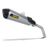 Silencieux homologué Akrapovic Titane/Carbone Triumph TIGER 800 11-17