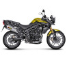 Silencieux homologué Akrapovic Titane/Carbone Triumph TIGER 800 11-17