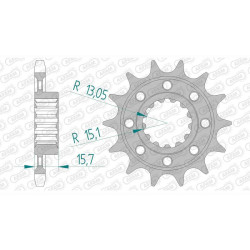 AFAM 16 teeth not 525 type 20605 Honda VFR750R (RC30)