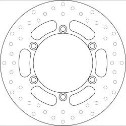 Disque de frein  avant Brembo Série Oro 68B407E6 YAMAHA X-CITY 125 08- et X-CITY 250 07-