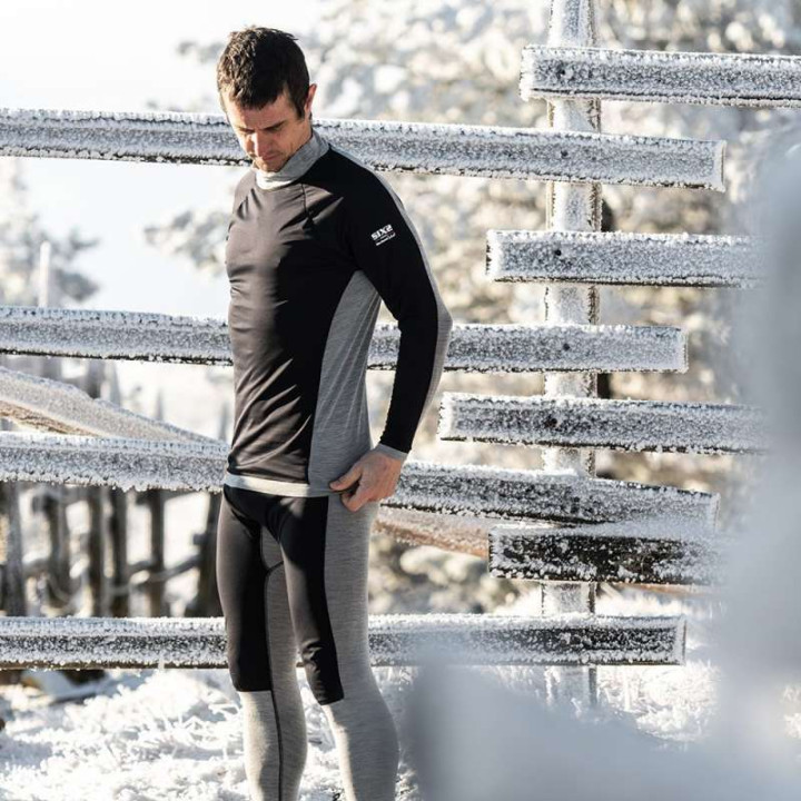 Pantalon thermique SIXS PNXWB MERINOS GRAY