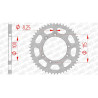 AFAM steel crown 50 teethpas 420 type 92115 Beta 50 RR Enduro