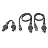 Kit adaptateurs Tecmate O-67 12V SAE DC 2,5 mm (type Gerbing)