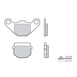 Plaquettes de frein carbone céramique avant BREMBO 07026CC