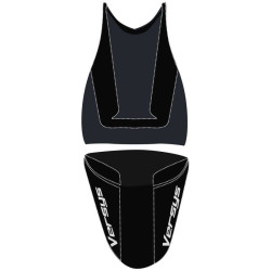 Saddle cover Bagster (2193E) Black/Black Matt/Letters Grey Claires Kawasaki VERSYS 08-11
